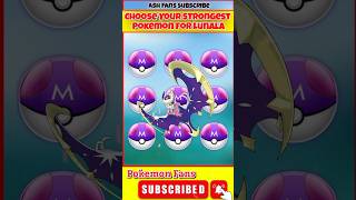 Choose Your Strongest Pokemon For Lunala  Hindi  pokemon shorts [upl. by Edyak]