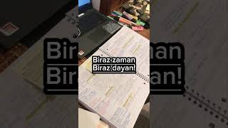 27Gün quotBİRAZ ZAMAN BİRAZ DAYANquot keşfet birgecemasalı motivation btw fyp study sınav ders [upl. by Hwang]