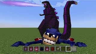 Shin Sonic vs Shin Godzilla In Minecraft PE [upl. by Gyasi232]