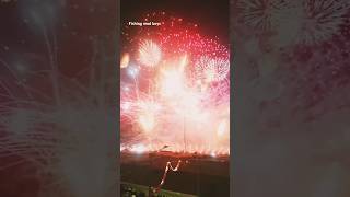 Perfectly timed to the music Awesome shortsfeed fireworks shorts [upl. by Adile822]