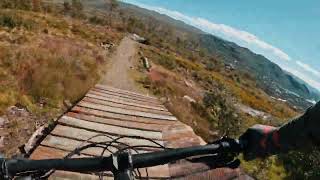 Riding a fun trail at Hovden skisenter [upl. by Iliram226]