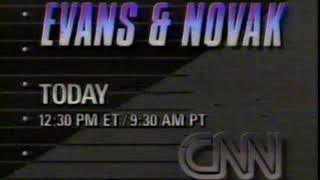 1992 CNN Adverts Democratic Party Gender Gap Evans amp Novak Headline News [upl. by Aitas]