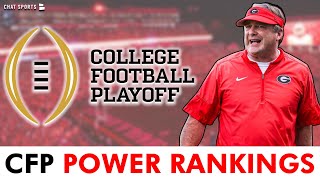 College Football Playoff Power Rankings Top 12 Teams Most Likely To Make The CFP Entering Week 9 [upl. by Suiramed]