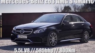 MercedesBenz E63 AMG S 4MATIC full speed [upl. by Lilia]