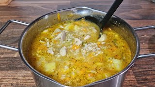 Mamas Rezept für Hühnersuppe mit Reis der Geschmack der Kindheit Schnell lecker [upl. by Mable414]