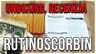 RUTINOSCORBIN  UNBOXING RECENZJA 10 [upl. by Atig]