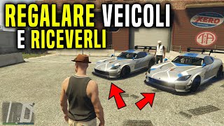 GTA 5 ONLINE GLITCH REGALARE E RICEVERE VEICOLI DA AMICI FACILISSIMO AUTO GRATIS PS4PS5XBOX ITA [upl. by Fausta]