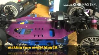 Hpi nitro drift RS4 converted to brushless Ready to drag race [upl. by Leissam]