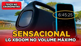 Bateria da LG Xboom no cronômetro  Duração 24hs  O especialista mostra a verdade [upl. by Humfrey]