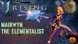 V Rising How to Beat Mairwyn the Elementalist on Brutal Difficulty [upl. by Namyh]