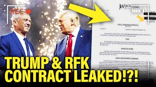 LEAKED Contract EXPOSES Alleged Trump PAYOFF to RFK [upl. by Nahte]