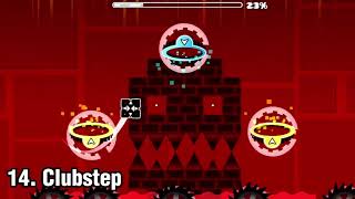 1 Swag Route in All the 22 Main Levels of Geometry Dash [upl. by Oitaroh682]