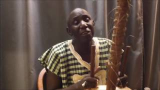 Jali Alagi MBye  storytelling from the Gambia THE KORA STORY [upl. by Lowrie538]