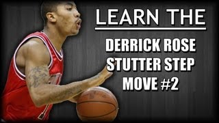 Derrick Rose Stutter Step Move 2 Basketball Moves [upl. by Ahsener686]