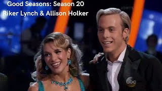 Good Seasons Season 20 Riker Lynch amp Allison Holker [upl. by Nalepka931]