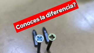 Conoces la diferencia Tornillos Ph y Pz [upl. by Yrekcaz902]