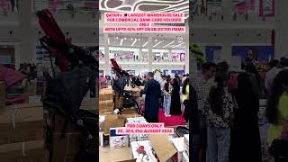 QATAR’s LARGEST WAREHOUSE SALE FOR COMMERCIAL BANK CARD HOLDERS ONLY ytshorts shorts trending [upl. by Anaimad]