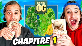 1 KILL  1 CROC dans notre TACOS sur le CHAPITRE 1 OG de FORTNITE BATTLE ROYALE  on pleure😭 [upl. by Nyrok834]