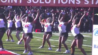 Rutgers vs Pitt  The Scarlet Knight tears it up with the dance team [upl. by Dorinda607]