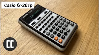 Casio fx201p Programmable Calculator from 1976 [upl. by Joelynn865]