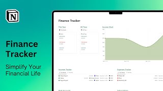 Notion Finance Tracker Template FREE Download [upl. by Sidran]