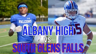 Albany vs South Glens Falls High School Football 2024 [upl. by Merle]