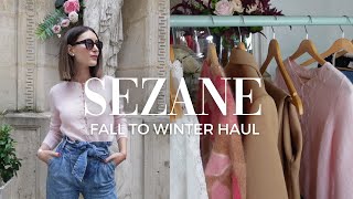 LATE FALL OUTFITS with SEZANE  PARISIAN STYLE FALL TO WINTER TRANSITION OUTFITS [upl. by Lissner990]