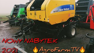 NOWY NABYTEK 2021  PRASA NEW HOLLAND BR 7060 Crop Cutter II AgroFarmTV [upl. by Zedecrem]