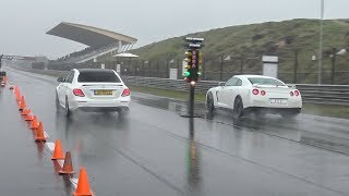 800HP RENNtech Mercedes E63S AMG vs 700HP Nissan Skyline R34 vs 1250HP Switzer Ultimate GTR R35 [upl. by Cooke196]