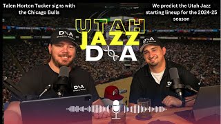 Utah Jazz 202425 Projected Starting Lineup Who’s Ready to Shine [upl. by Rakso646]