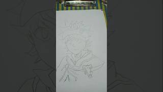 🔥☠️My ASTA drawing drawing asta 🔥 [upl. by Griffis21]