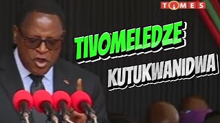 President Lazarus Chakwera Eulogy to VP Saulos Klaus Chilima Calls for an Independent Investigation [upl. by Redla473]