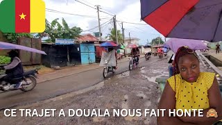 Ce trajet à Douala Cameroon fait honte à tous les camerounais 🙈🙈 De ndokoti à hôpitalgénérale [upl. by Nalod]