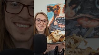 ASMR Eating Rotisserie Chicken and Mashed Potatoes and Whispering [upl. by Noerb]