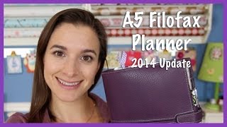 A5 Filofax Planner 2014 Planner Update [upl. by Chavez342]