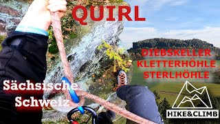 Nicht anfängertauglich  Die Kletterhöhle am Quirl ‐ Sächsische Schweiz [upl. by Rissa]