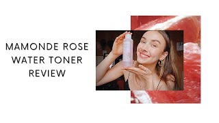 MAMONDE ROSE WATER TONER REVIEW  dry skin [upl. by Farron]