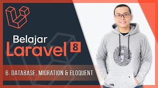 Belajar Laravel 8  6 Database Migration amp Eloquent [upl. by Notxarb440]