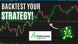 How I Backtest on Thinkorswim  MASTER Your Strategy [upl. by Nyram491]