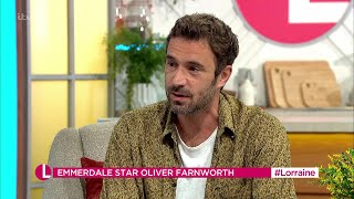 Oliver Farnworth Plays John Sugden In ITVs Emmerdale On Lorraine 08082024 [upl. by Nol]