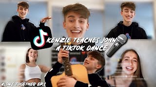 JOHNNY ORLANDO GOES LIVE WITH KENZIE amp TATE MCRAE alone together ep 1 [upl. by Shultz]