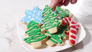 Christmas Cut Out Cookies Rollout Sugar Cookies [upl. by Shoshana]