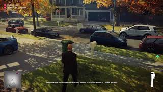 Hitman 2  Eliminate Janus using a Pillow and escape the study room Apple a Day guide Whittleton [upl. by Esom731]