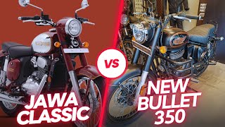 Royal Enfield Bullet 350 VS Jawa Classic  Royal Enfield VS Jawa  RS 5000 Discount [upl. by Campos]