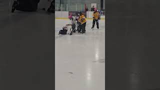 First goal of the Game ringette ringettealberta ringettecanada [upl. by Ebner]