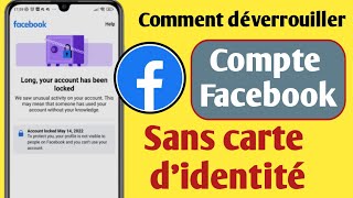 Comment débloquer un compte Facebook sans identité 2022  débloquer le compte Facebook 2022 [upl. by Oler]