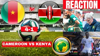 Cameroon vs Kenya 41 Live Africa Afcon Qualifier Football Match Score Lions Highlights Direct 2024 [upl. by Aticnemrac]