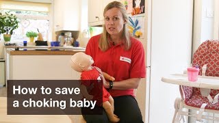 Baby First Aid How to save a choking baby [upl. by Daitzman952]