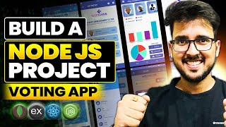 Node js projects for beginners Building a Voting Application 🔥 [upl. by Haraj]