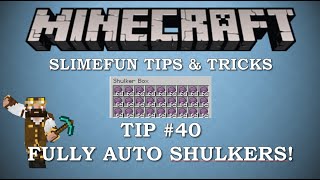 Slimefun Tips amp Tricks 40  Fully Automatic Shulker Farm [upl. by Idnor]